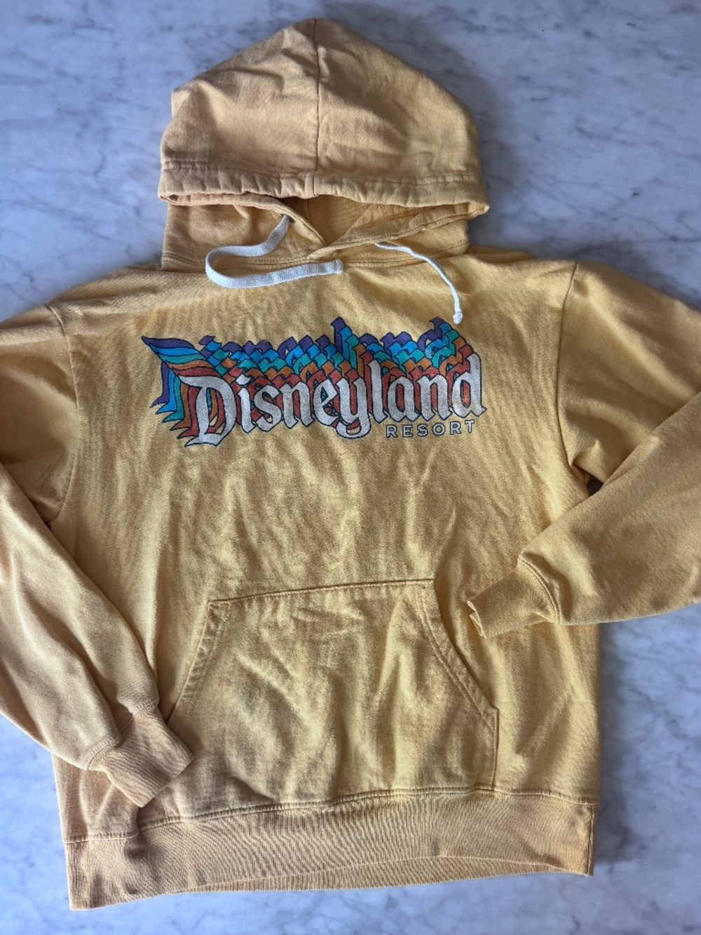 Disneyland Resort Yellow Hoodie Size Small